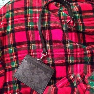 Coach Signature C PVC Lanyard